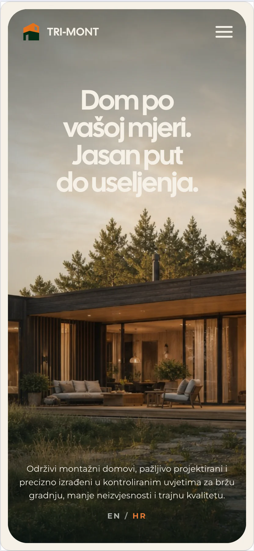 Modular Homes web stranica